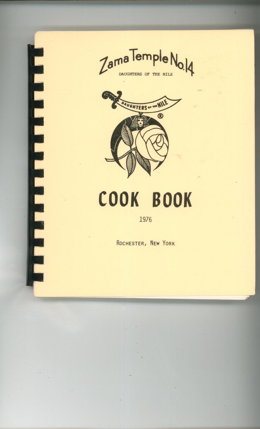 Vintage Nile Cookbook Daughters Of The Nile Zama Temple No. 14 Regional Rochester New York