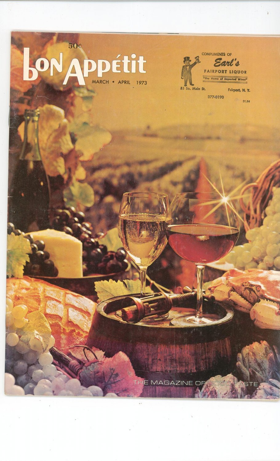 Bon Appetit March April 1973 Cookbook / Magazine Volume 18 Number 2