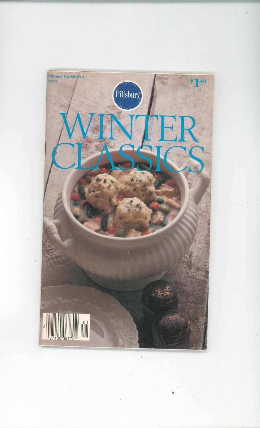 Vintage Pillsbury Winter Classics Cookbook Number 1 1979