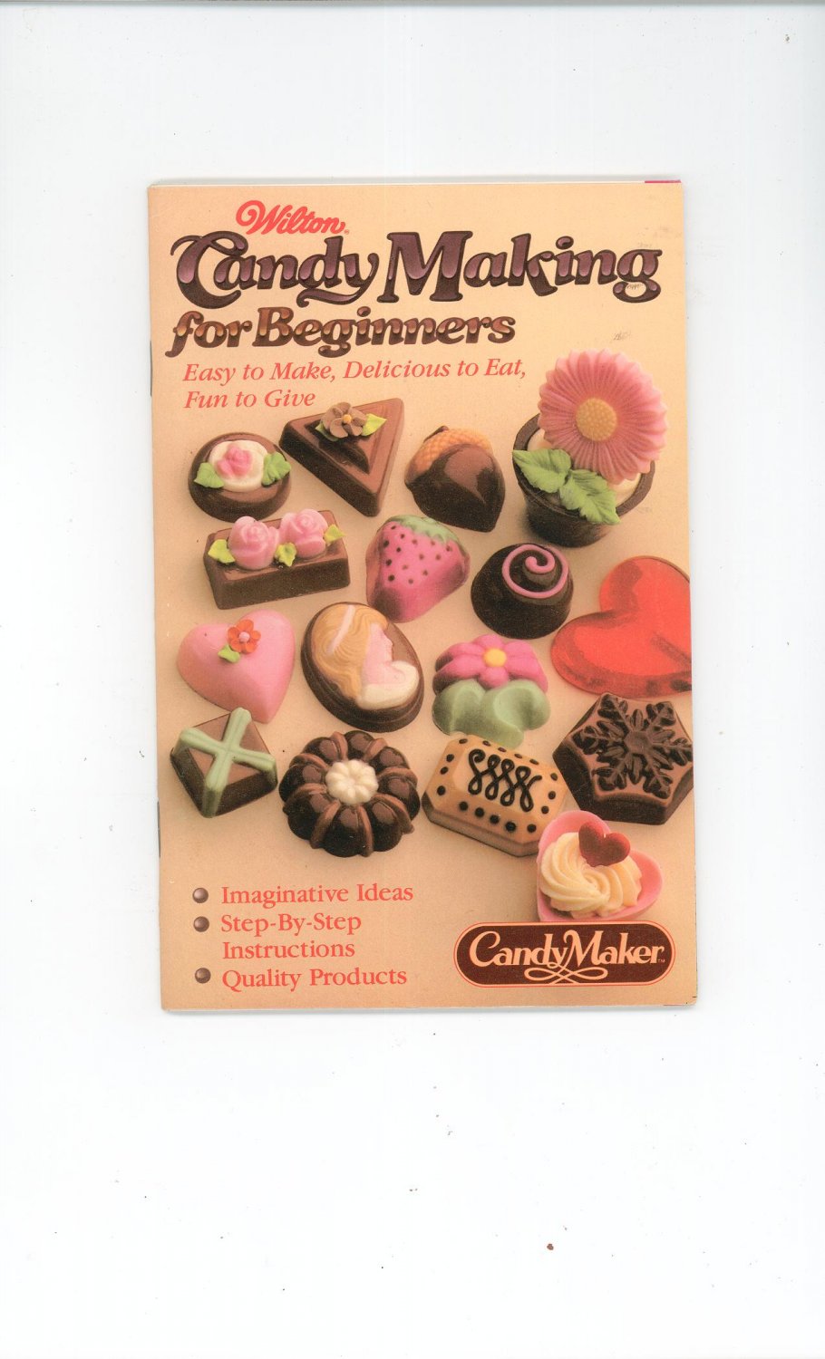 Wilton Candy Making For Beginners Cookbook With Order Form 1982