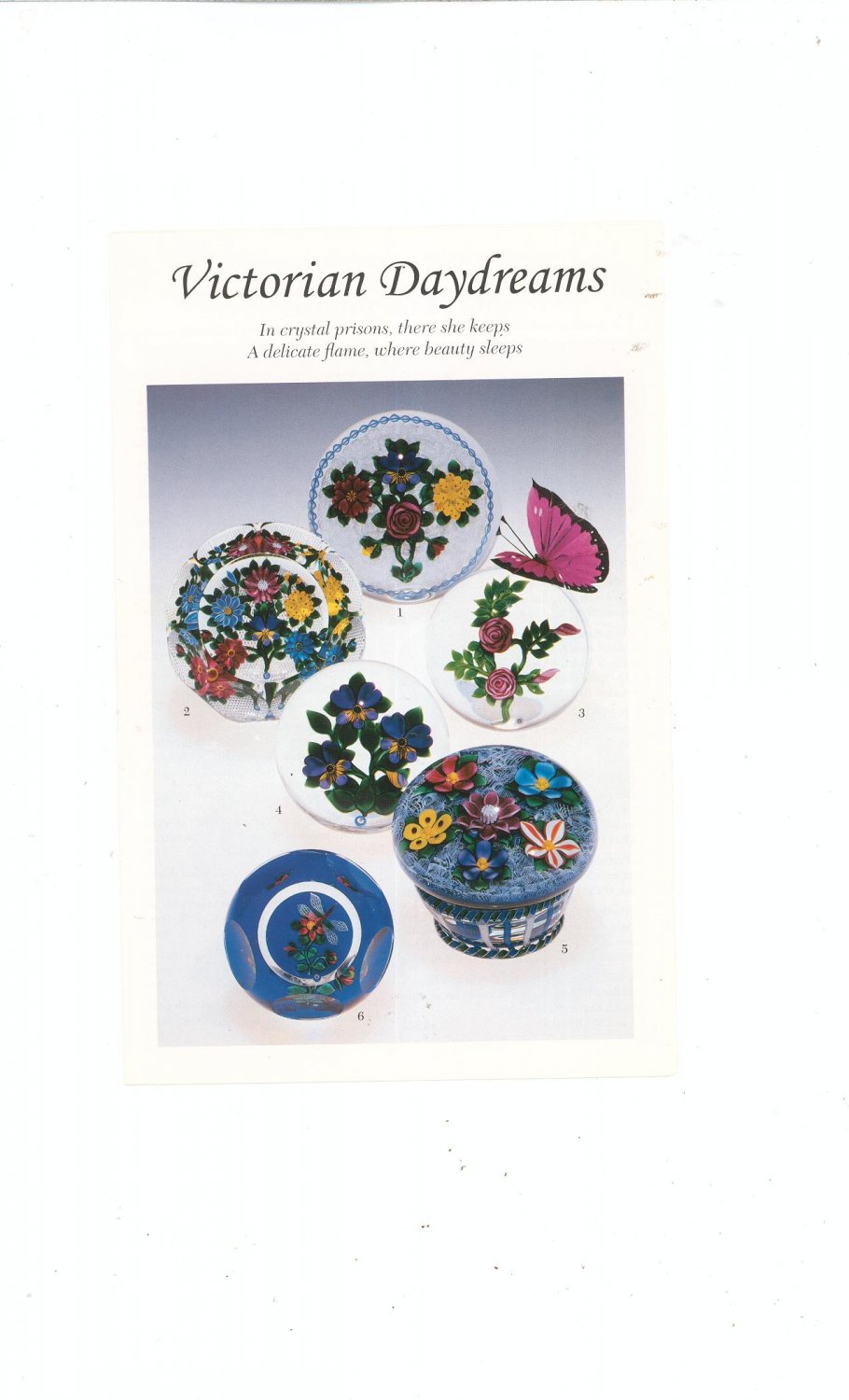 Victorian Daydreams Catalog / Brochure by L. H. Selman Ltd. Paperweights