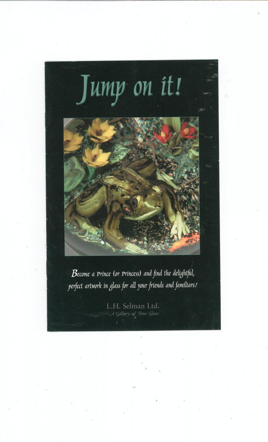 Jump On It Catalog / Brochure by L. H. Selman Ltd. Paperweights