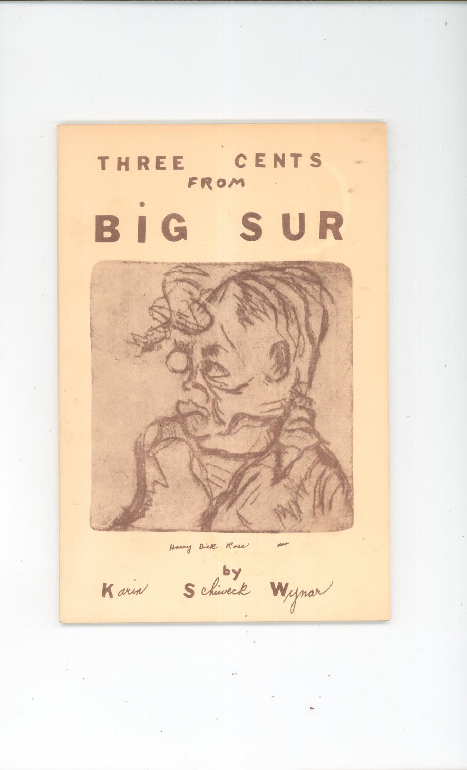Three Cents From Big Sur by Karin Schiweck Wynar First Edition 1977