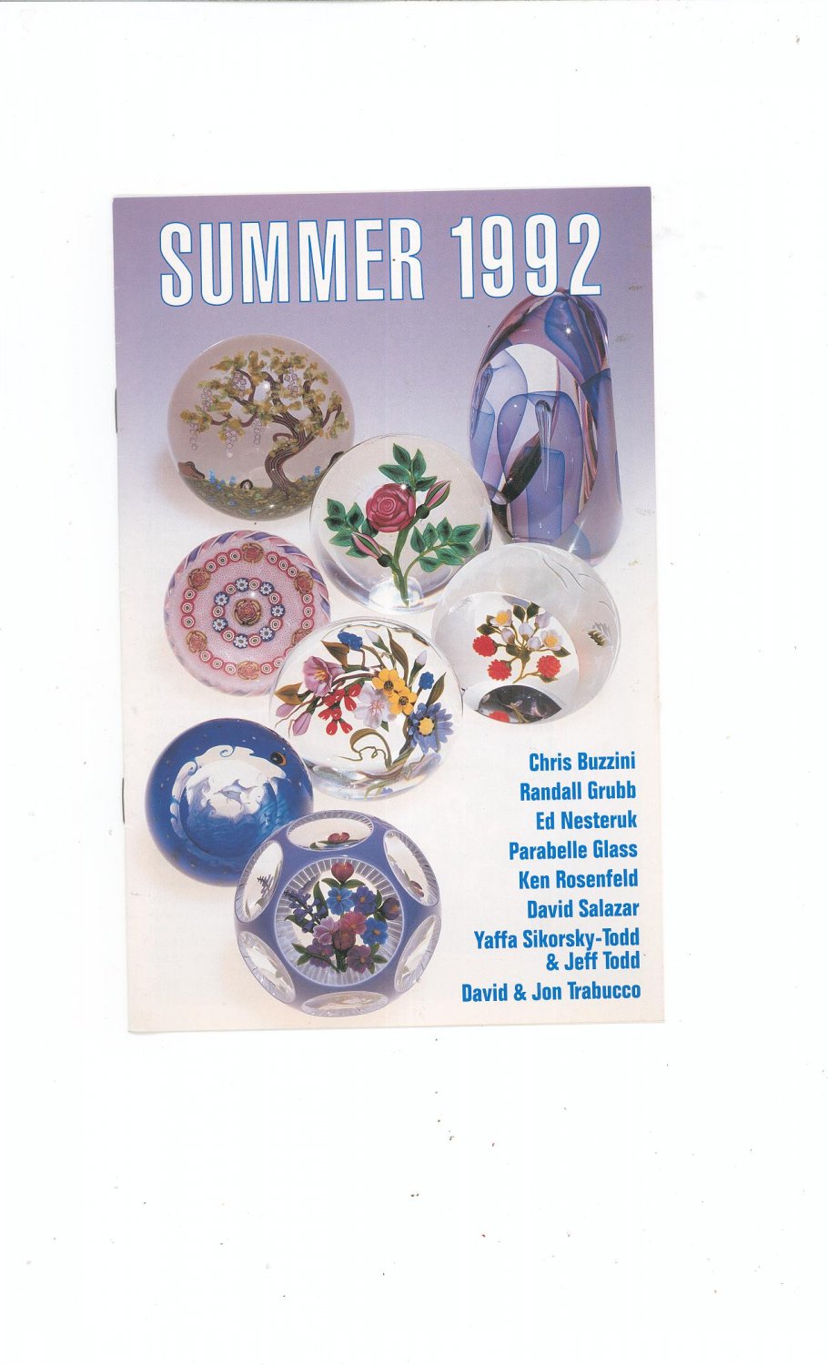 Summer 1992 Catalog / Brochure by L. H. Selman Ltd. Paperweights