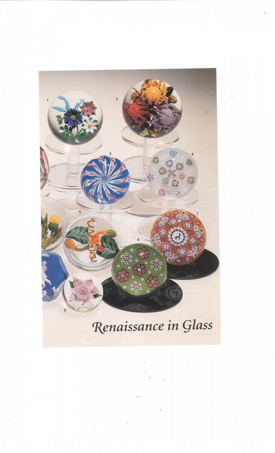 Renaissance In Glass Catalog / Brochure by L. H. Selman Ltd. Paperweights