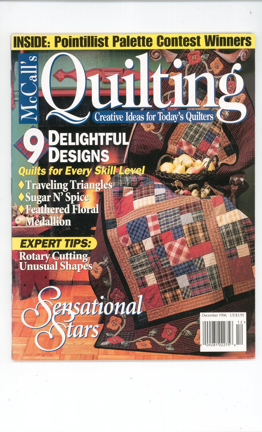 McCall's Quilting Magazine Back Issue December 1996