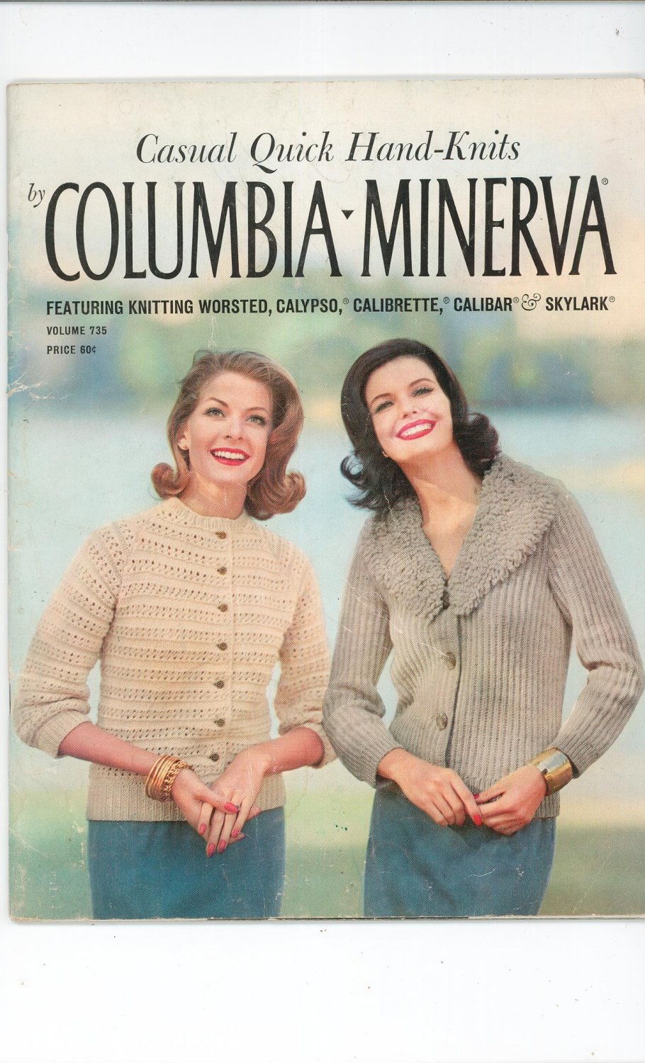 Vintage Casual Quick Hand Knits By Columbia Minerva Volume 735