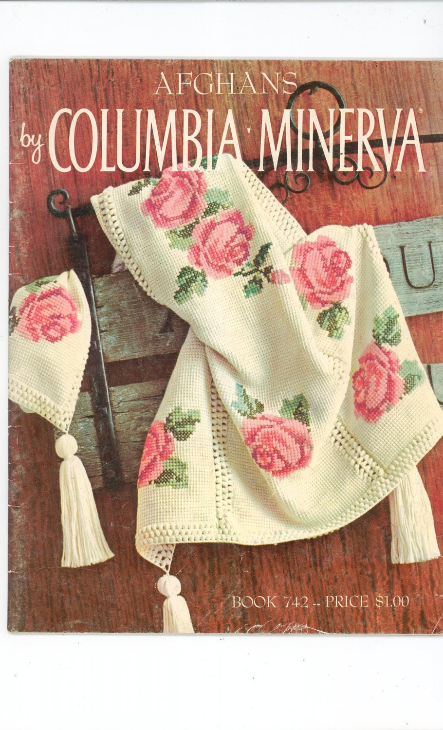 Vintage Afghans By Columbia Minerva Book 742