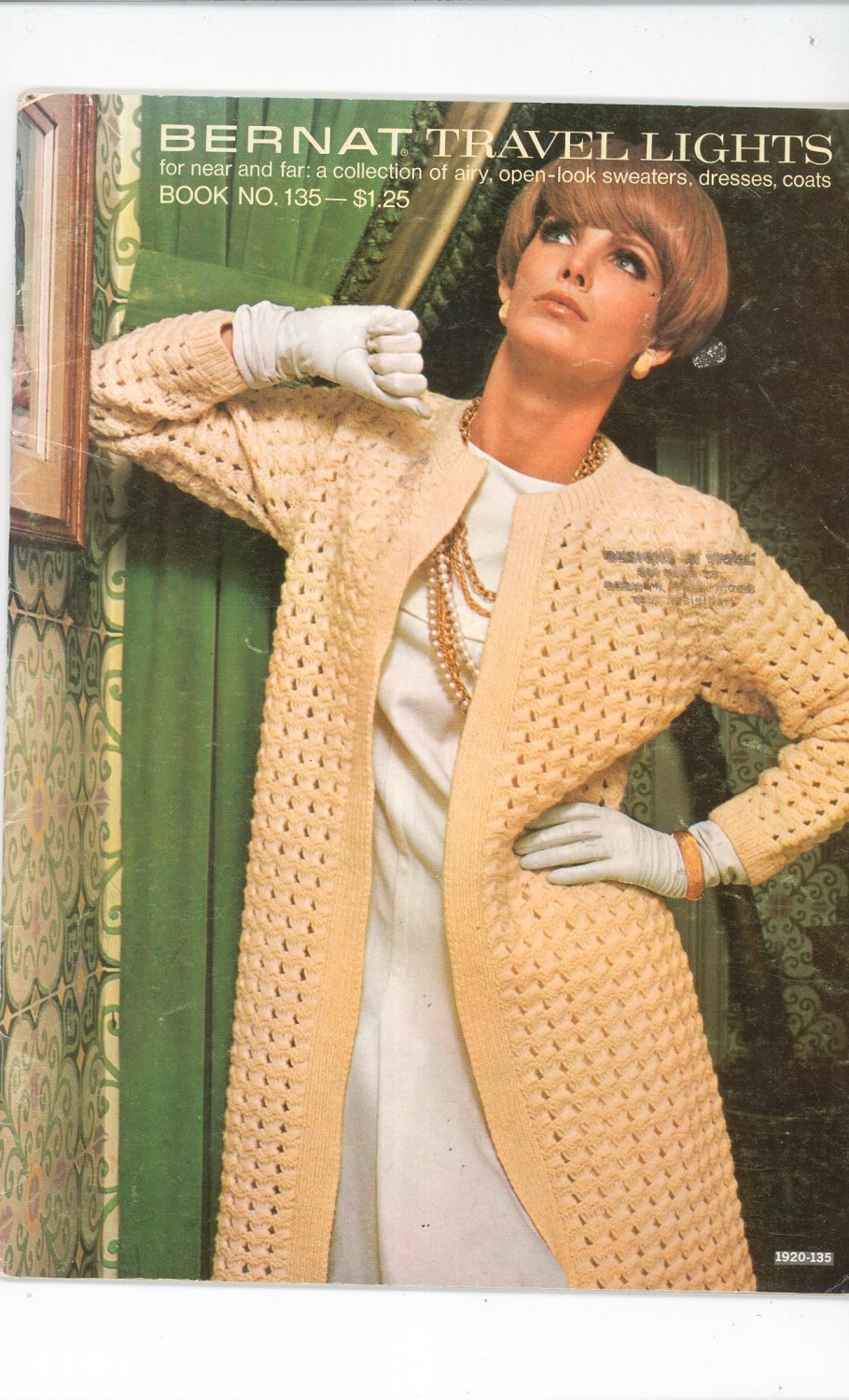 Vintage Bernat Travel Lights Knit Book Number 135 1966