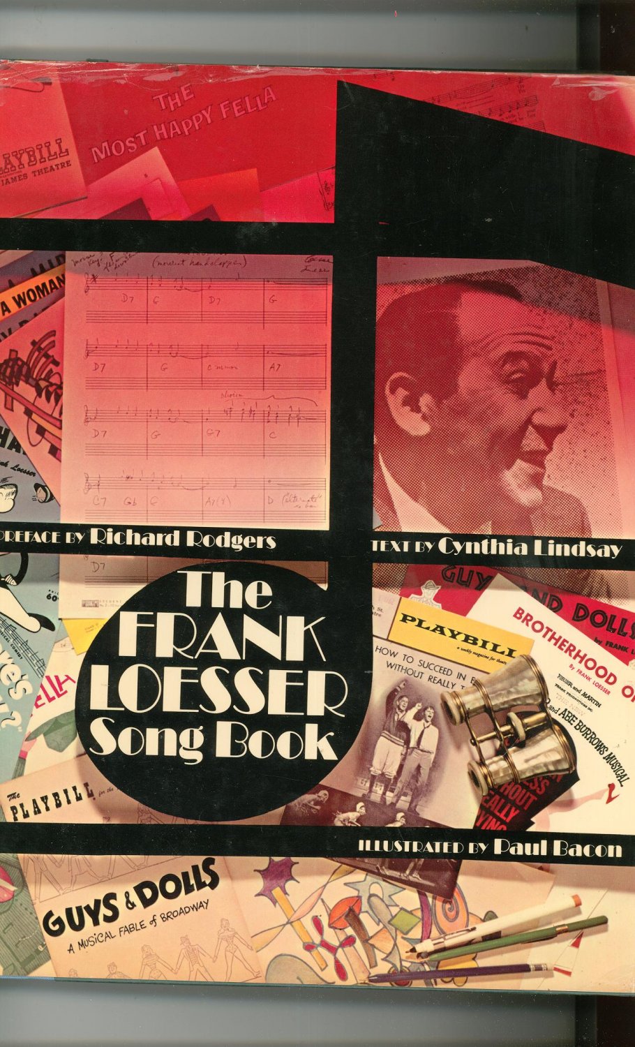 The Frank Loesser Song Book Vintage First Printing Hard Cover Rodgers Lindsay 671208934