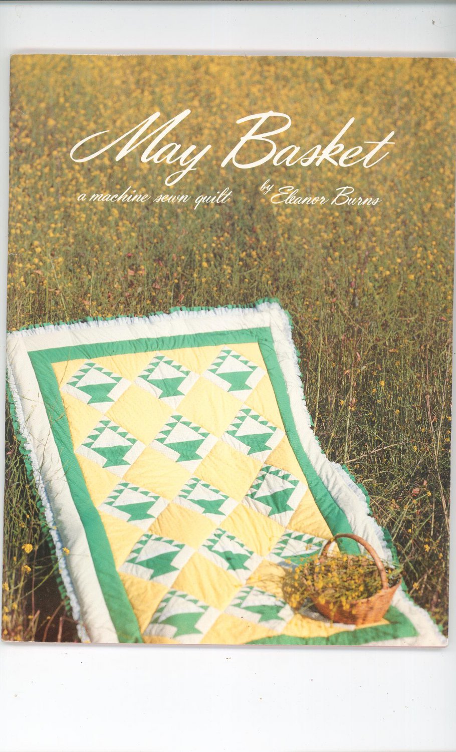May Basket By Eleanor Burns Machine Sewn Quilt 1987