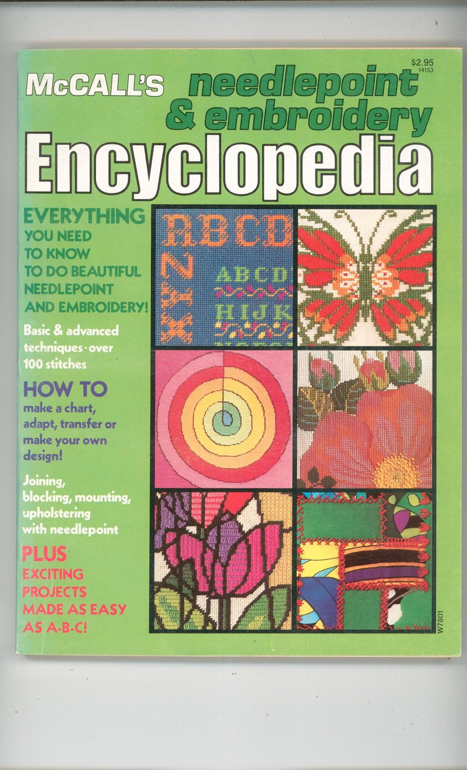 McCall's Needlepoint & Embroidery Encyclopedia Vintage 1978