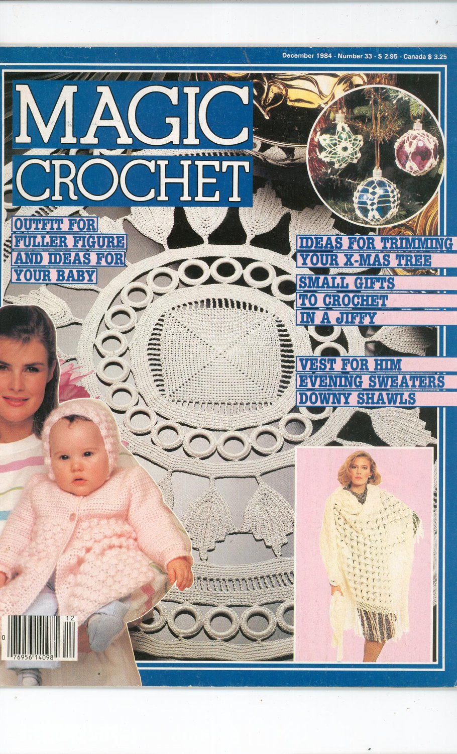 Magic Crochet Number 33 December 1984 Tricot Selection