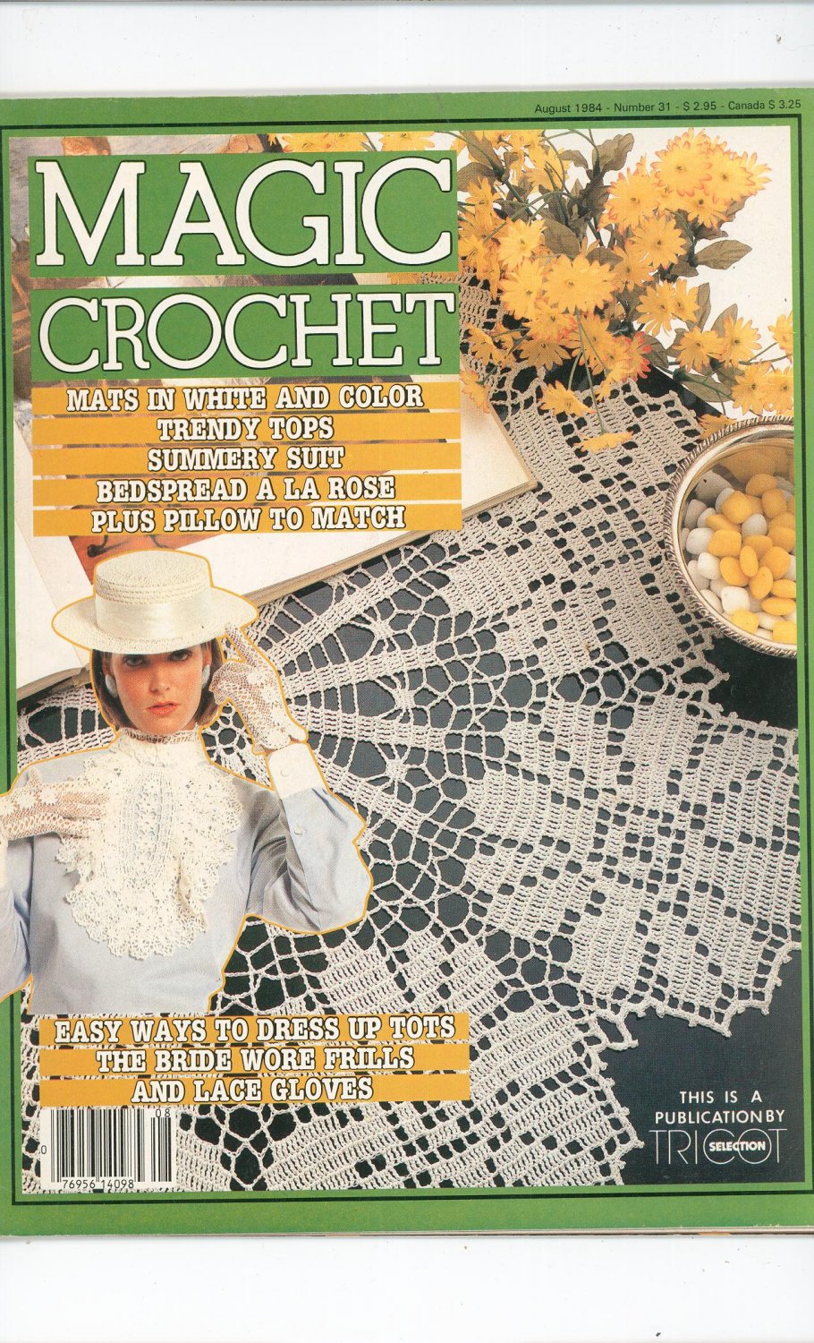 Magic Crochet Number 31 August 1984 Tricot Selection