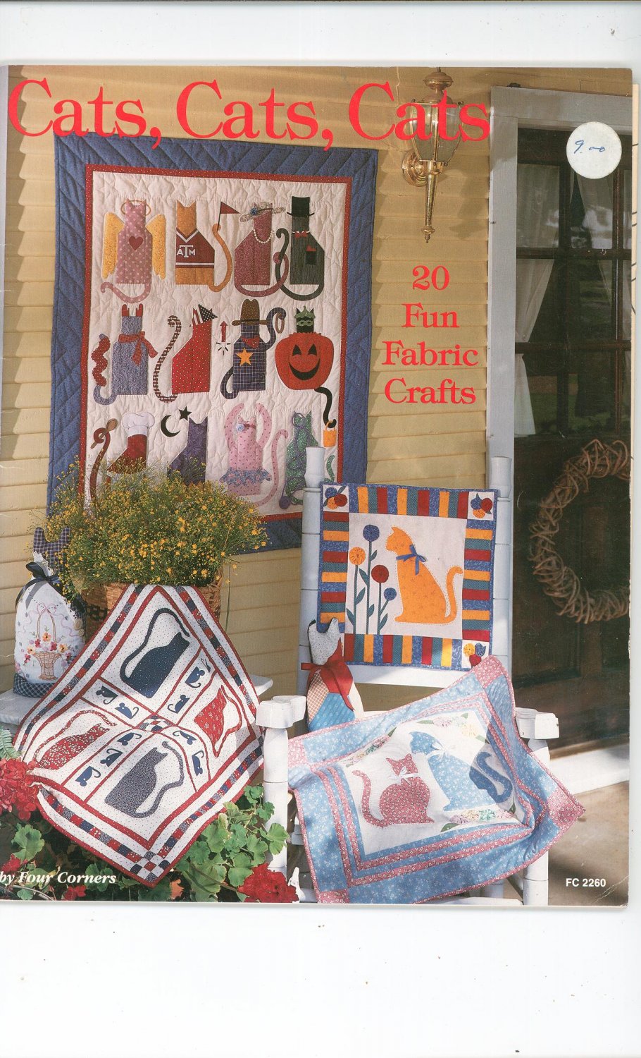 Cats Cats Cats 20 Fun Fabric Crafts By Four Corners 188325003x Pattern