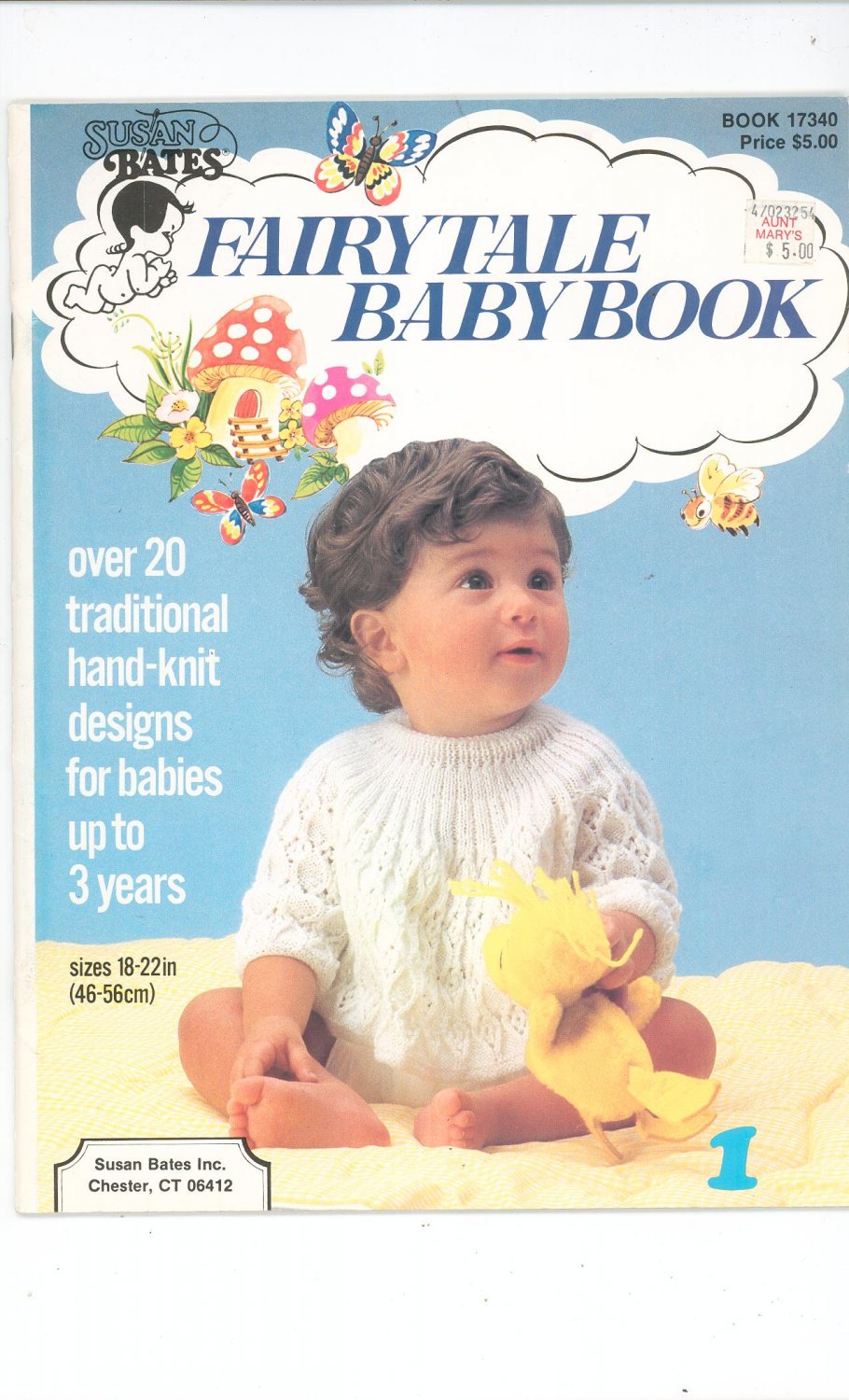 Fairytale Baby Book Susan Bates 17340 Traditional Hand Knit