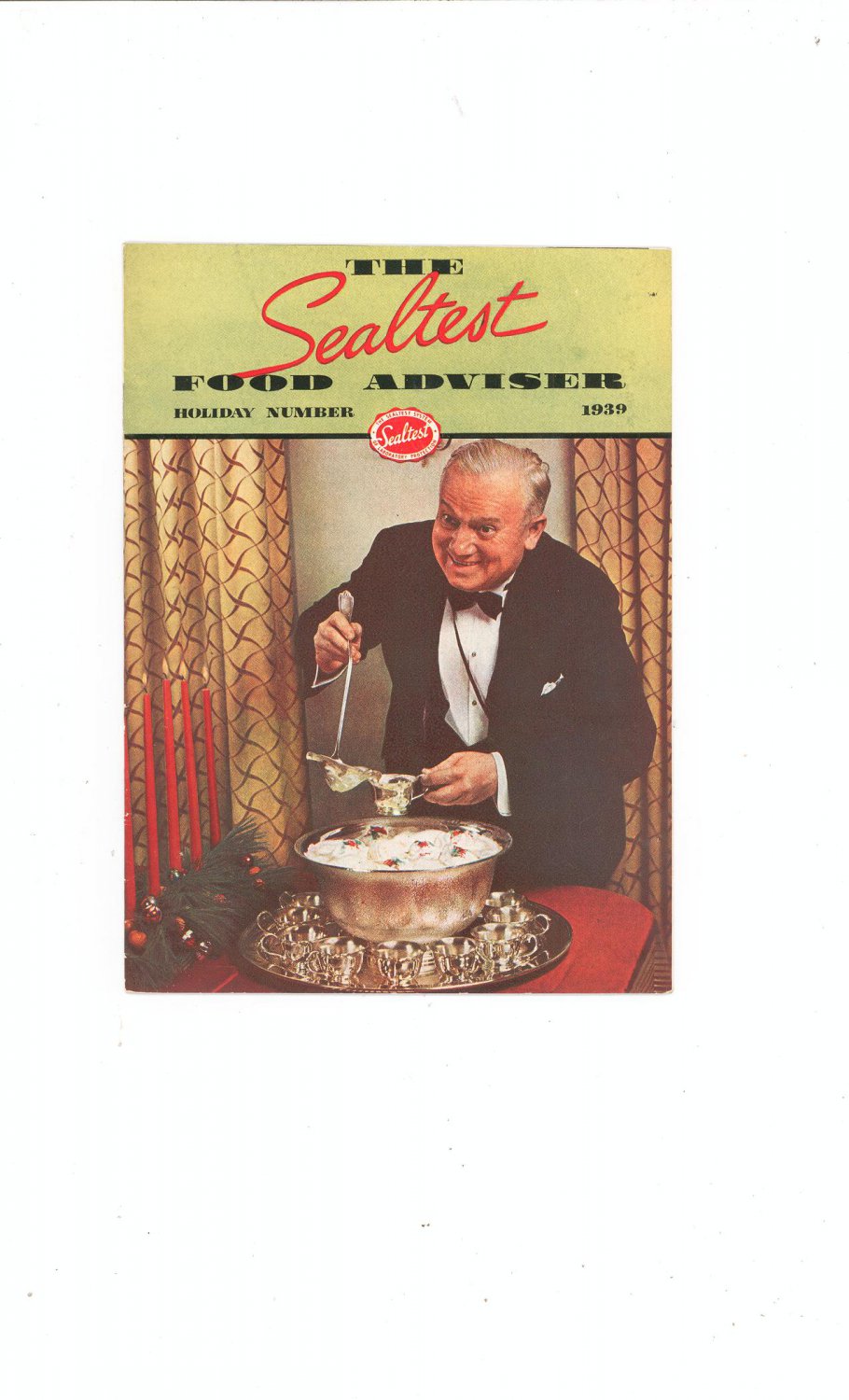 The Sealtest Food Adviser Holiday Number 1939 Cookbook Vintage