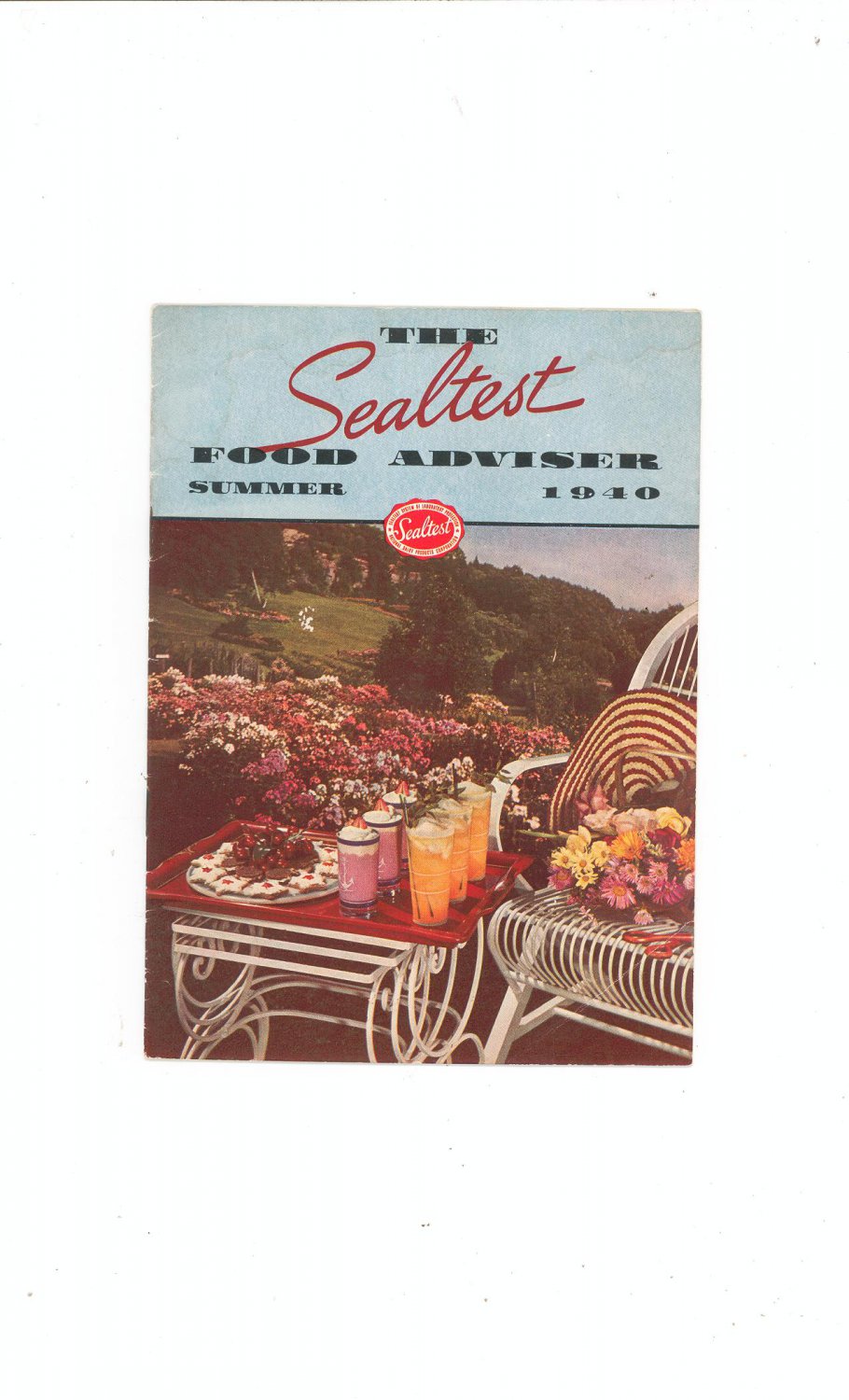 The Sealtest Food Adviser Summer 1940 Cookbook Vintage