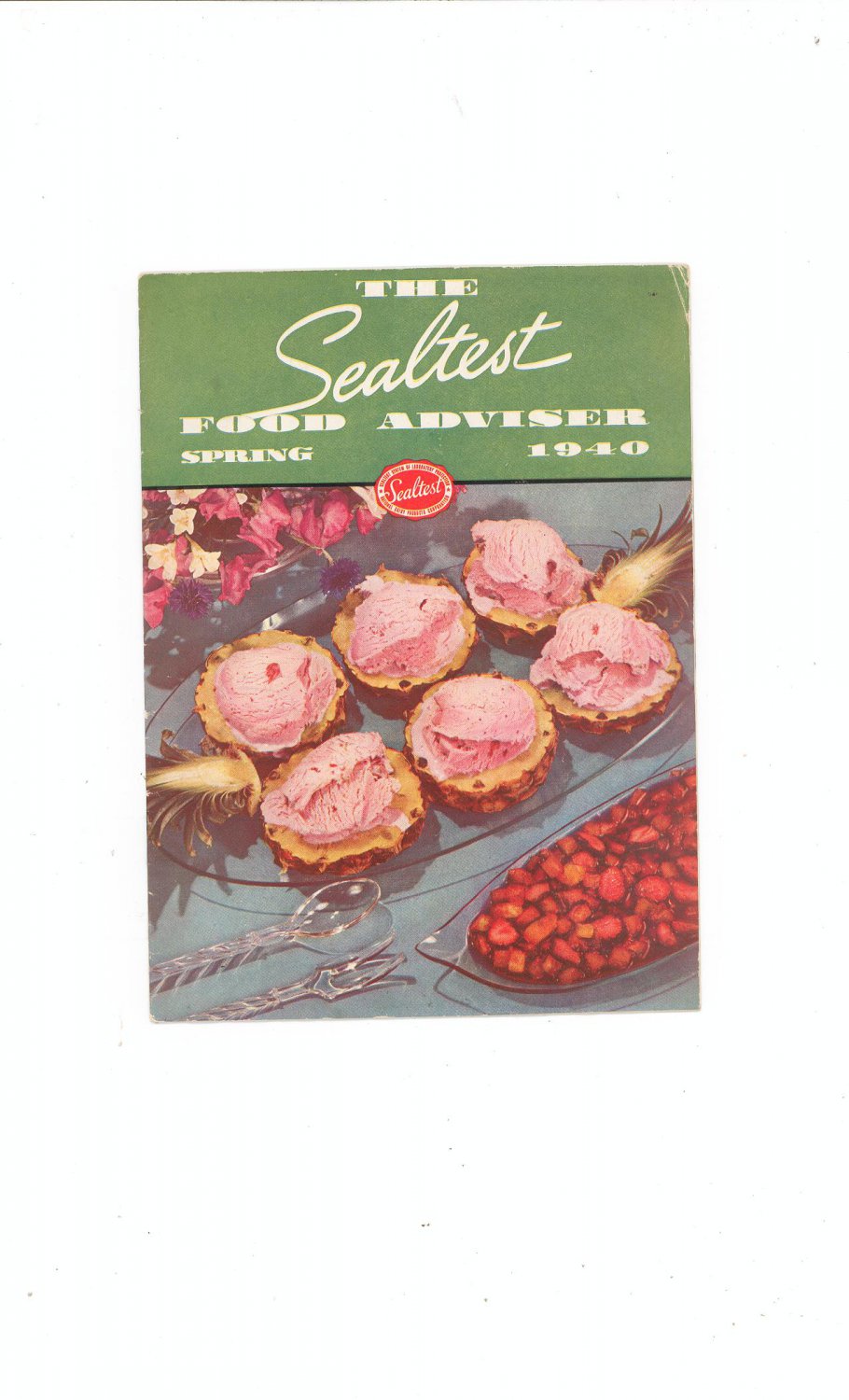 The Sealtest Food Adviser Spring 1940 Cookbook Vintage