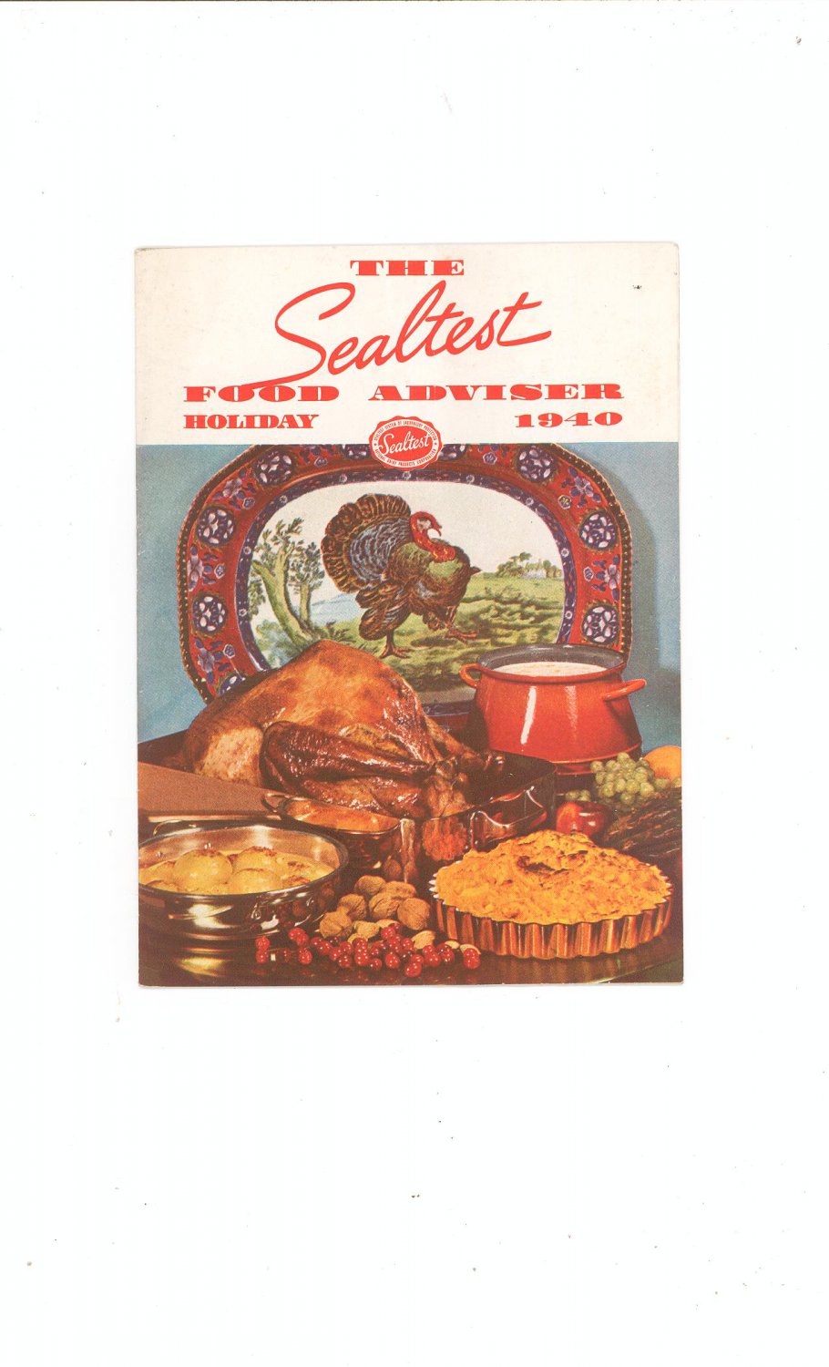 The Sealtest Food Adviser Holiday 1940 Cookbook Vintage