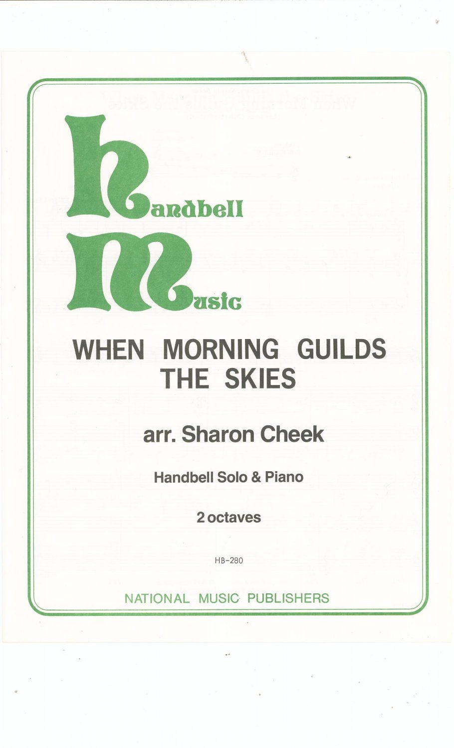 Lot Of 6 Assorted Handbell Sheet Music Pieces