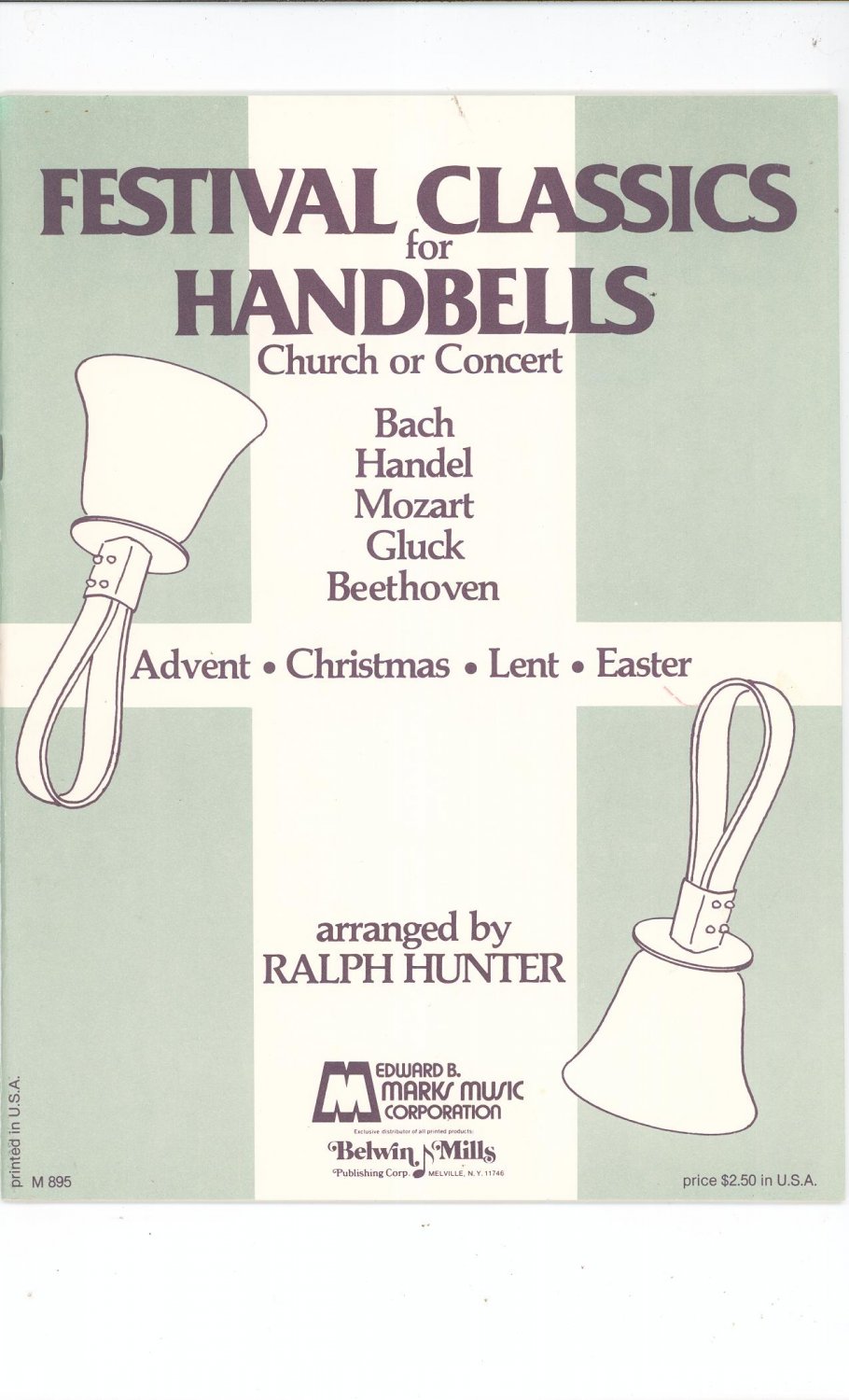 Festival Classics For Handbells By Ralph Hunter Advent Christmas Lent Easter Church Or Concert
