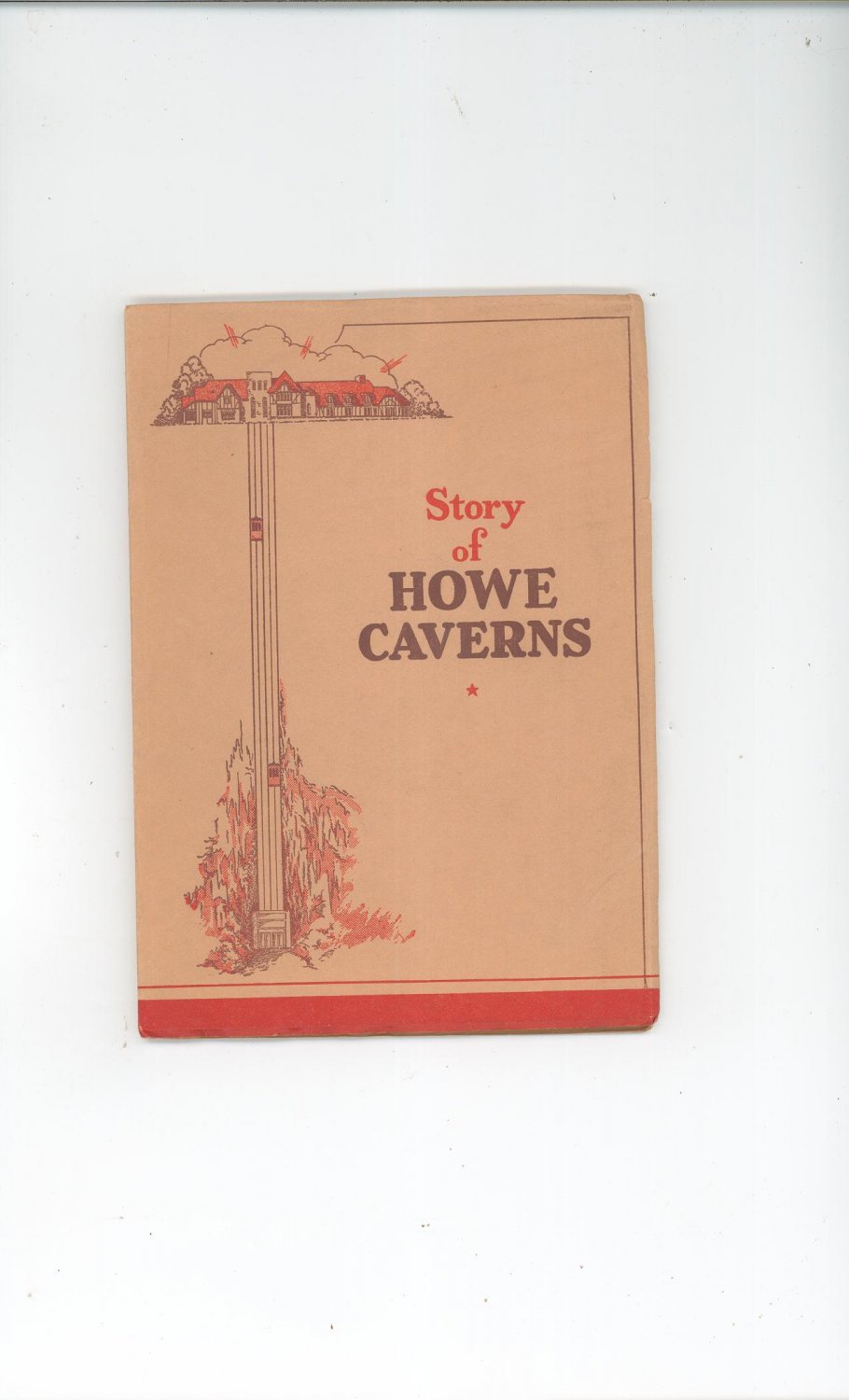 Vintage Story Of Howe Caverns Illustrated By Virgil H. Clymer 1954