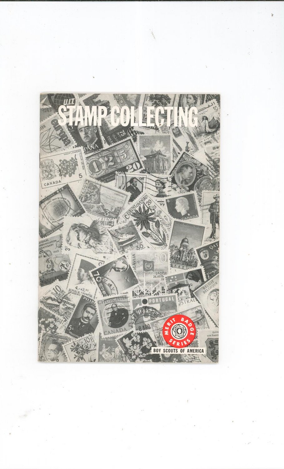 Vintage Stamp Collecting Boy Scouts Of America Merit Badge Series 1966