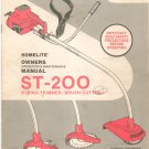 Homelite 26cc string trimmer manual