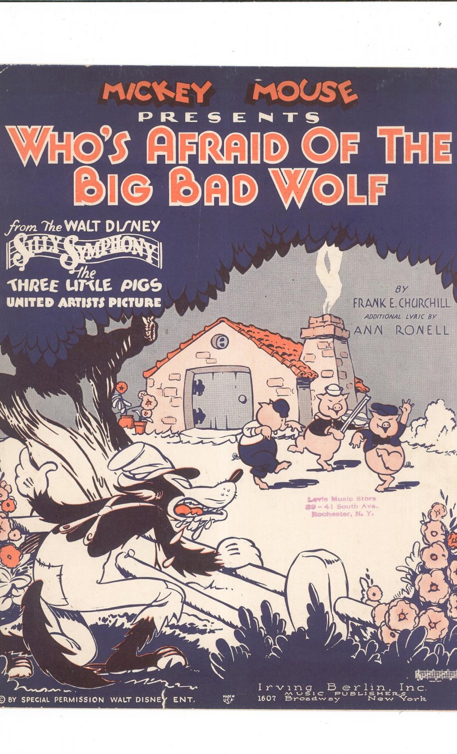 Mickey Mouse Presents Who S Afraid Of The Big Bad Wolf