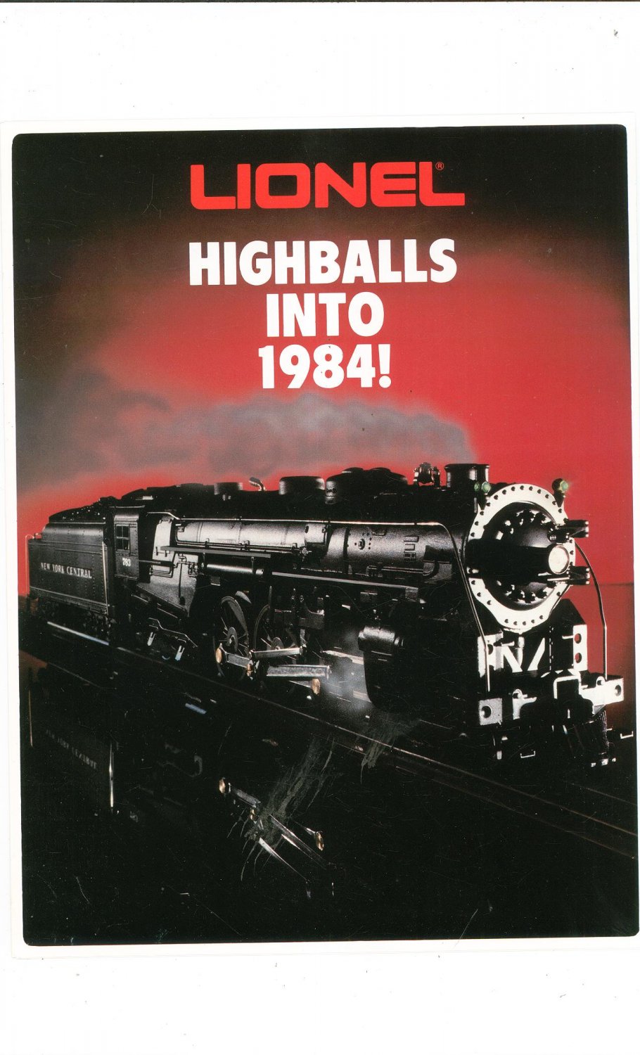 Vintage Lionel Highballs Into 1984 Trains Brochure Not PDF Free Shipping Offer