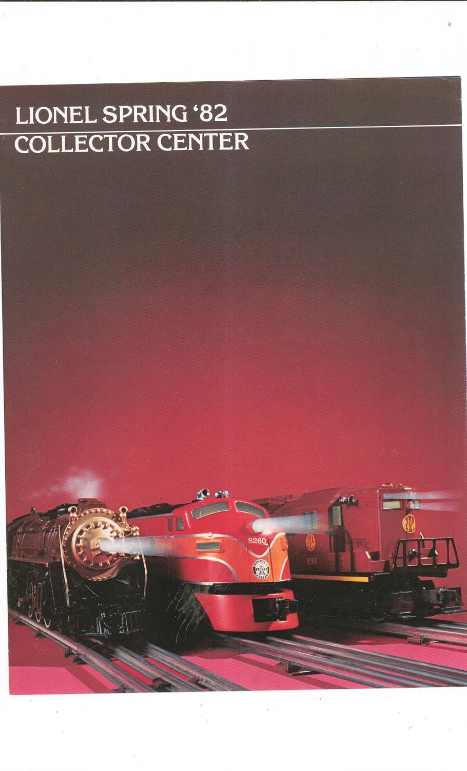 Vintage Lionel 1982 Spring Collector Center Trains Brochure Not PDF Free Shipping Offer