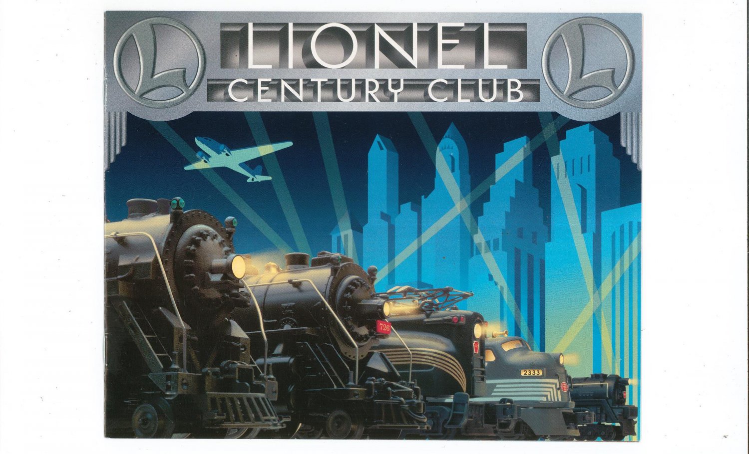 Lionel Century Club Trains Catalog 1996 Not PDF Free Shipping Offer