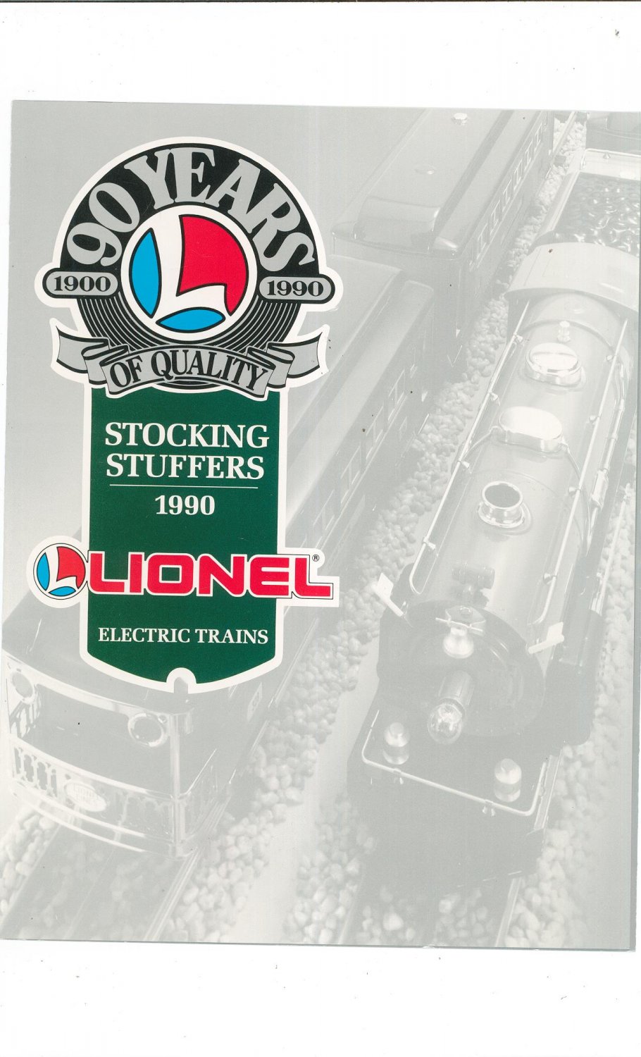Lionel 1990 Stocking Stuffers Brochure Not PDF Free Shipping Offer