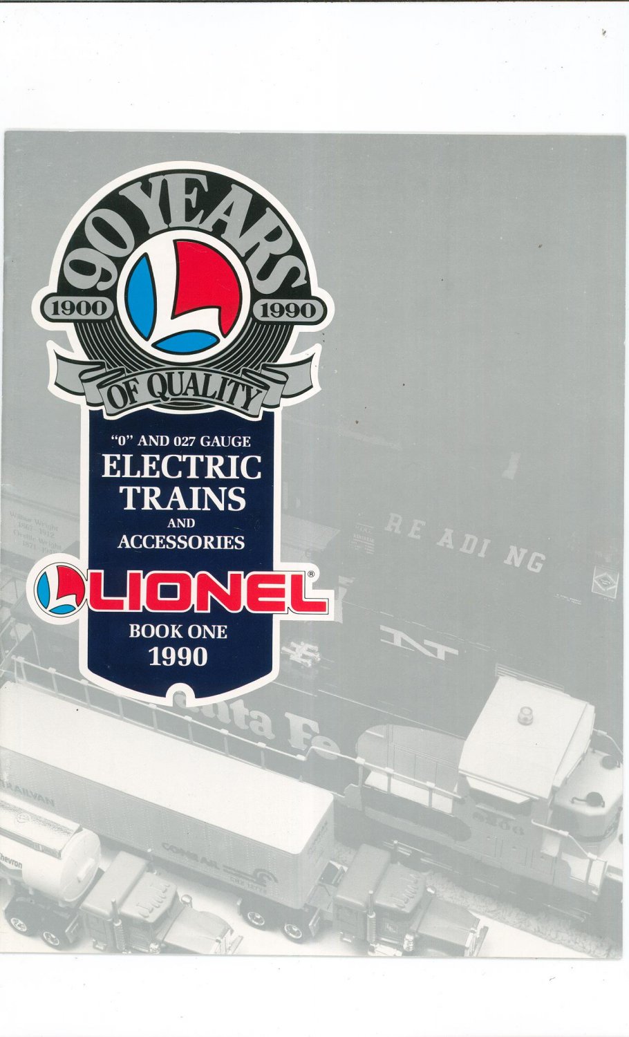 Lionel Electric Trains & Accessories O & O27 Catalog One 1990 Not PDF Free Shipping Offer