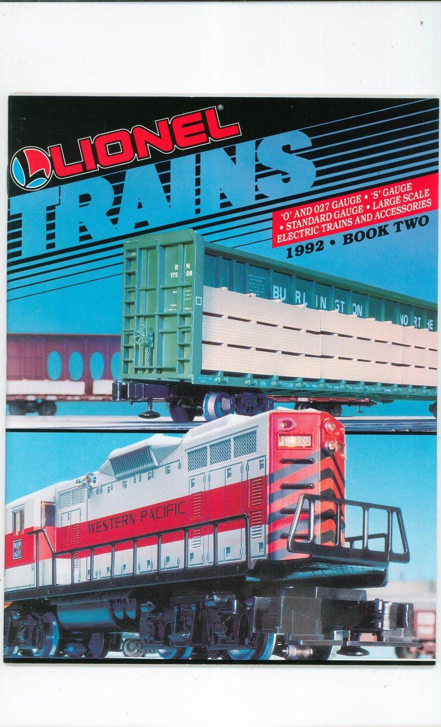 Lionel Electric Trains & Accessorie Catalog Two 1992 Not PDF Free Shipping Offer