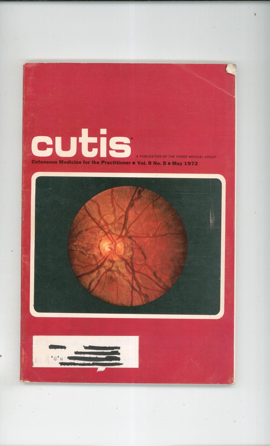 May 1972 Cutis Cutaneous Medicine For The Practitioner Magazine Vintage