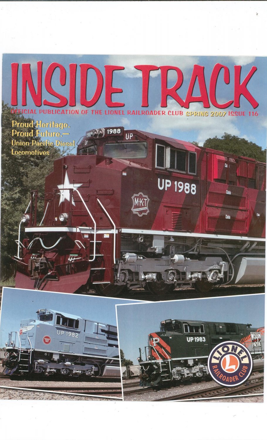 Lionel Railroader Club Inside Track Spring 2007 Issue 116 Not PDF Train