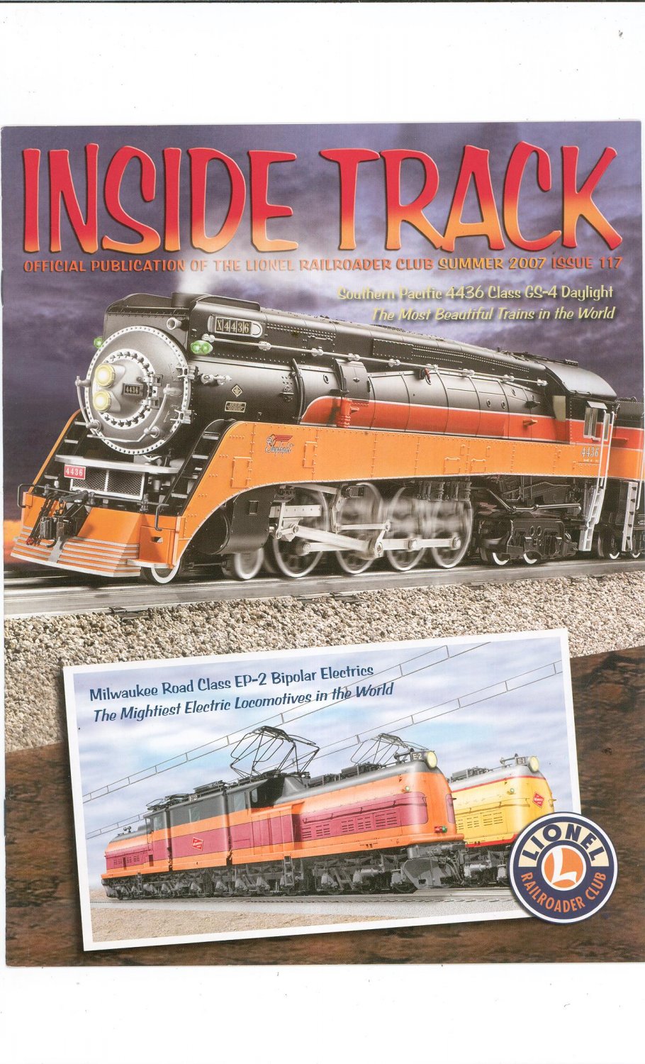 Lionel Railroader Club Inside Track Summer 2007 Issue 117 Not PDF Train
