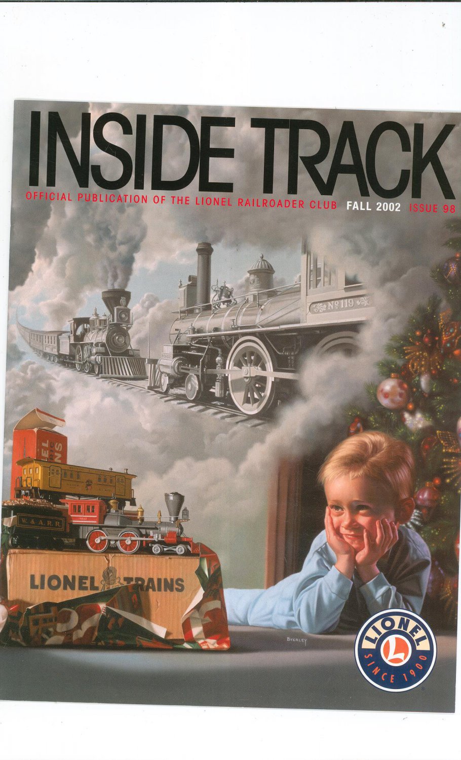 Lionel Railroader Club Inside Track Fall 2002 Issue 98 Not PDF Train Free Shipping Offer