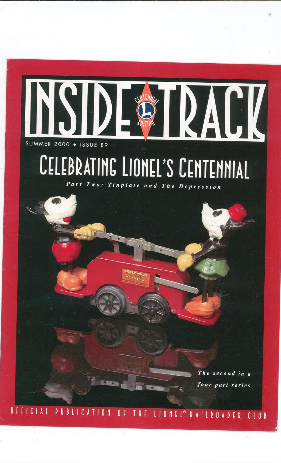 Lionel Railroader Club Inside Track Summer 2000 Issue 89 Not PDF Train Free Shipping Offer