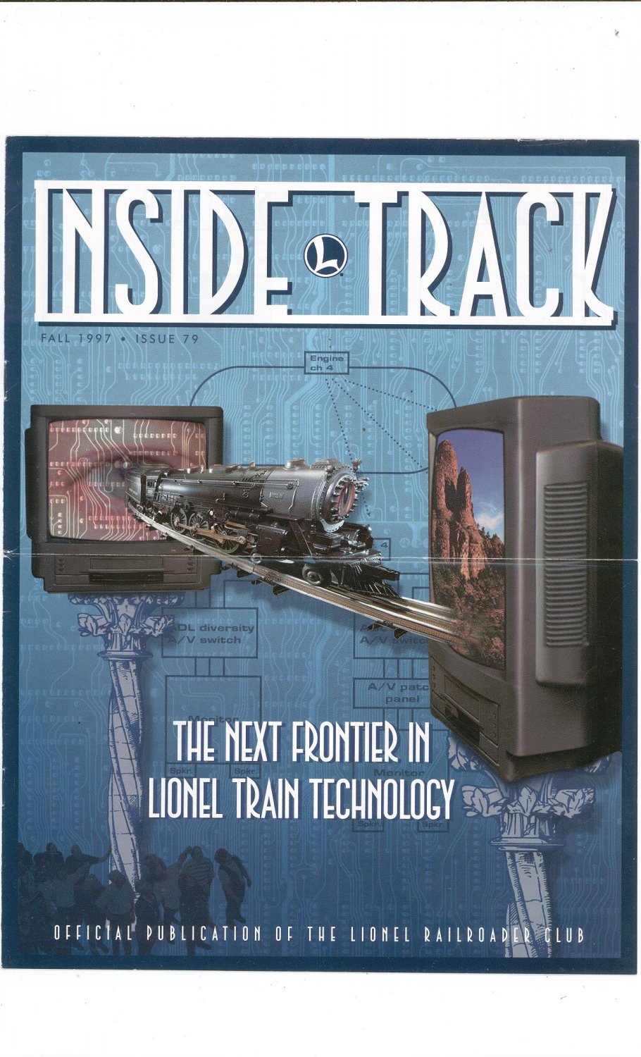 Lionel Railroader Club Inside Track Fall 1997 Issue 79 Not PDF Train Free Shipping Offer