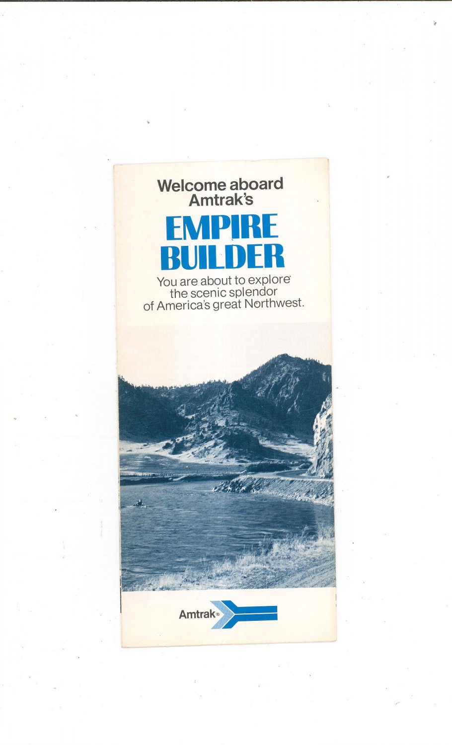 Vintage Welcome Aboard Amtrak's Empire Builder Brochure 1976
