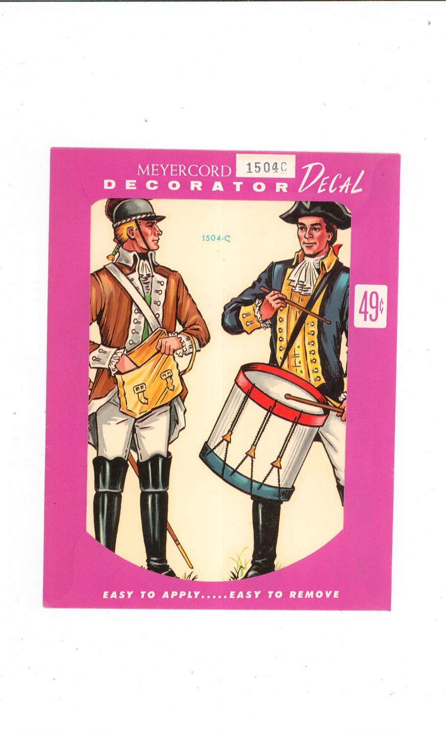 Vintage Lot Of 2 Meyercord Decorator Decals 1504C & 1504D In Package