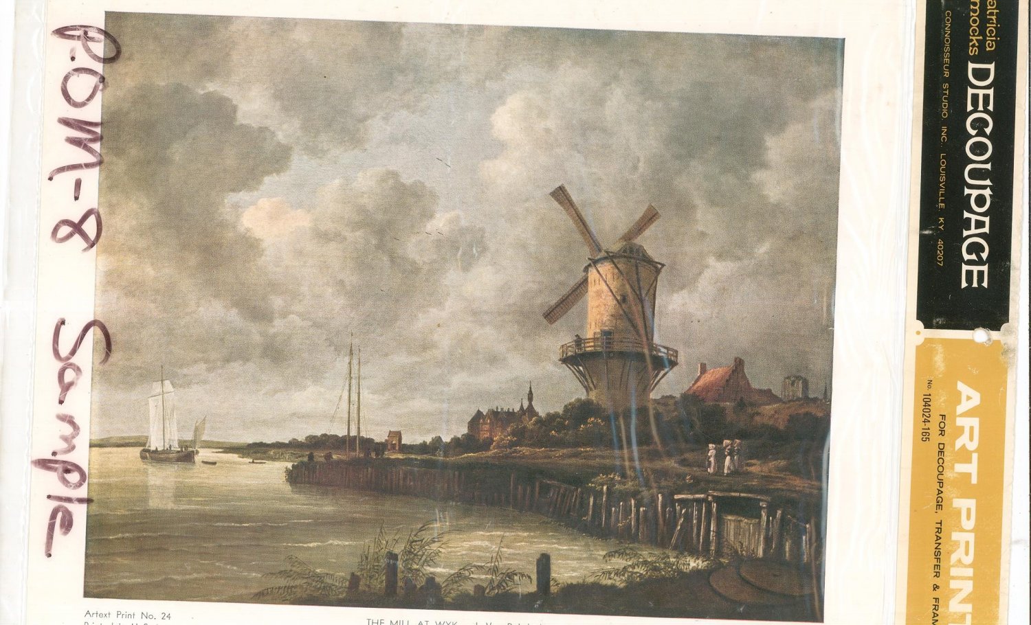 Patricia Nimocks Decoupage Art Print The Mill At Wyk 104024 165