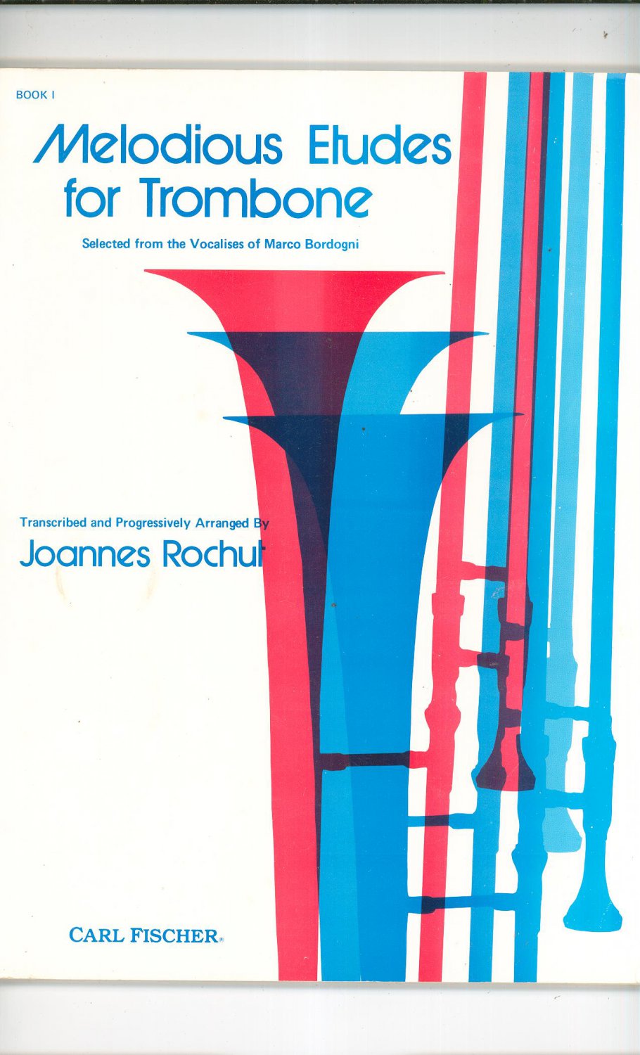 Melodious Etudes For Trombone Book 1 Joannes Rochut