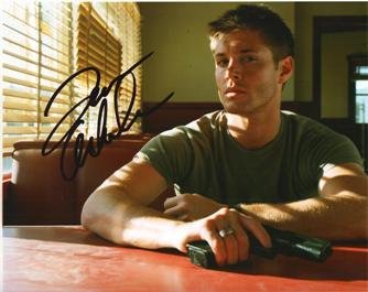 JENSEN ACKLES 'Supernatural' hand signed 8x10