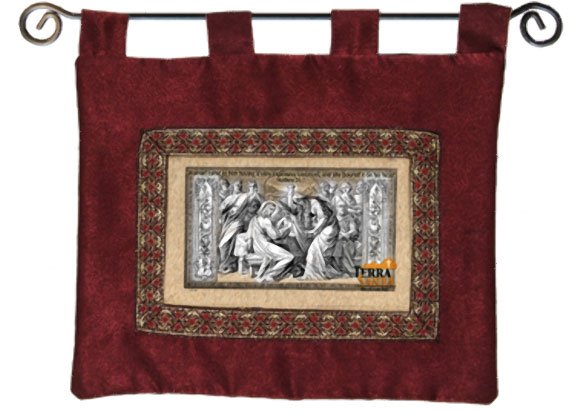Religious Art in Holy Land Soil - Anointment of Jesus