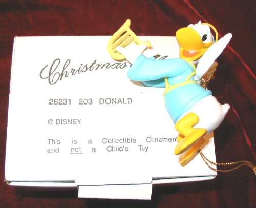 DISNEY Christmas Magic DONALD DUCK Ornament GROLIER 26231-203