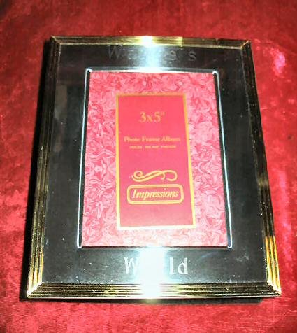 New 3x5 Silver / Brass Album 100 Photos Wayne's World